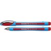 Schneider Pen Slider Memo Ballpoint Pen, Viscoglide Ink, 1.4 mm, Red, 10PK 150202